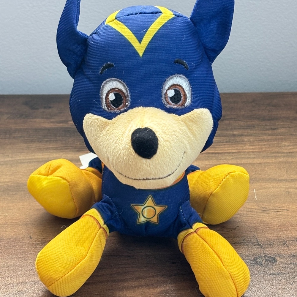 Nickelodeon PAW PATROL Super Mighty Pups CHASE Cape Toy Dog Plush Stuffed Animal - Picture 3 of 10